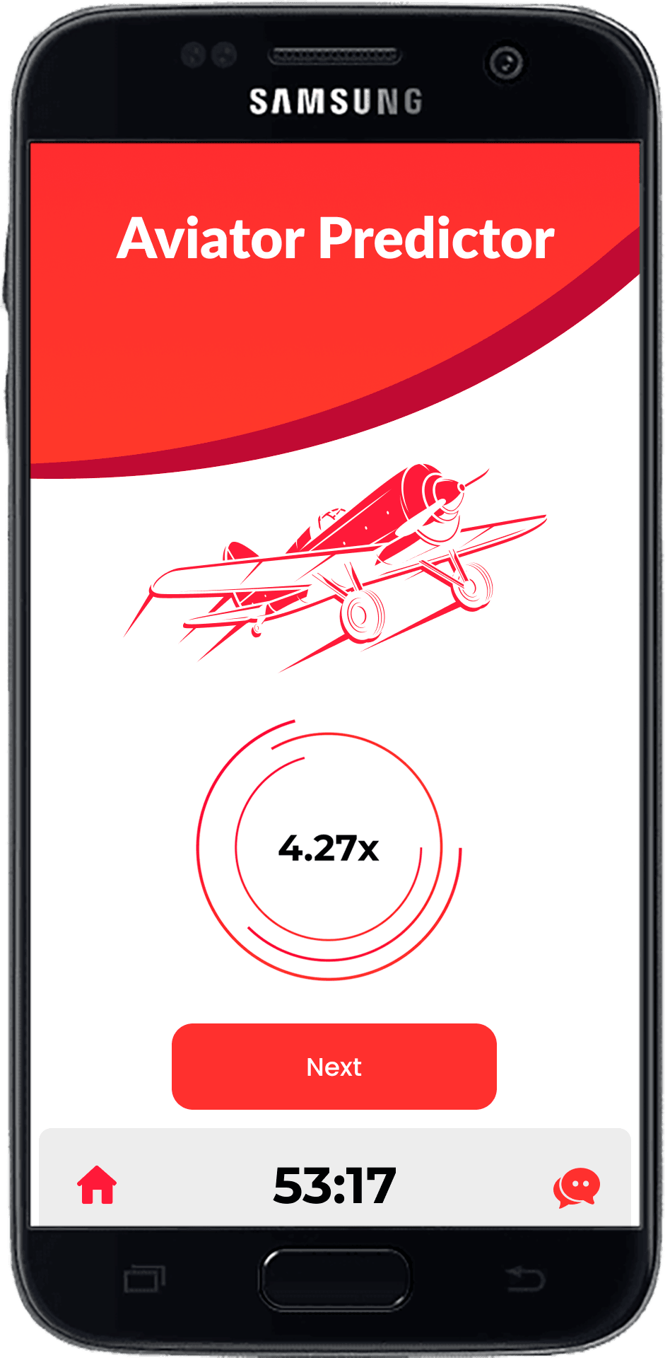 AI plane crash point forecast screen